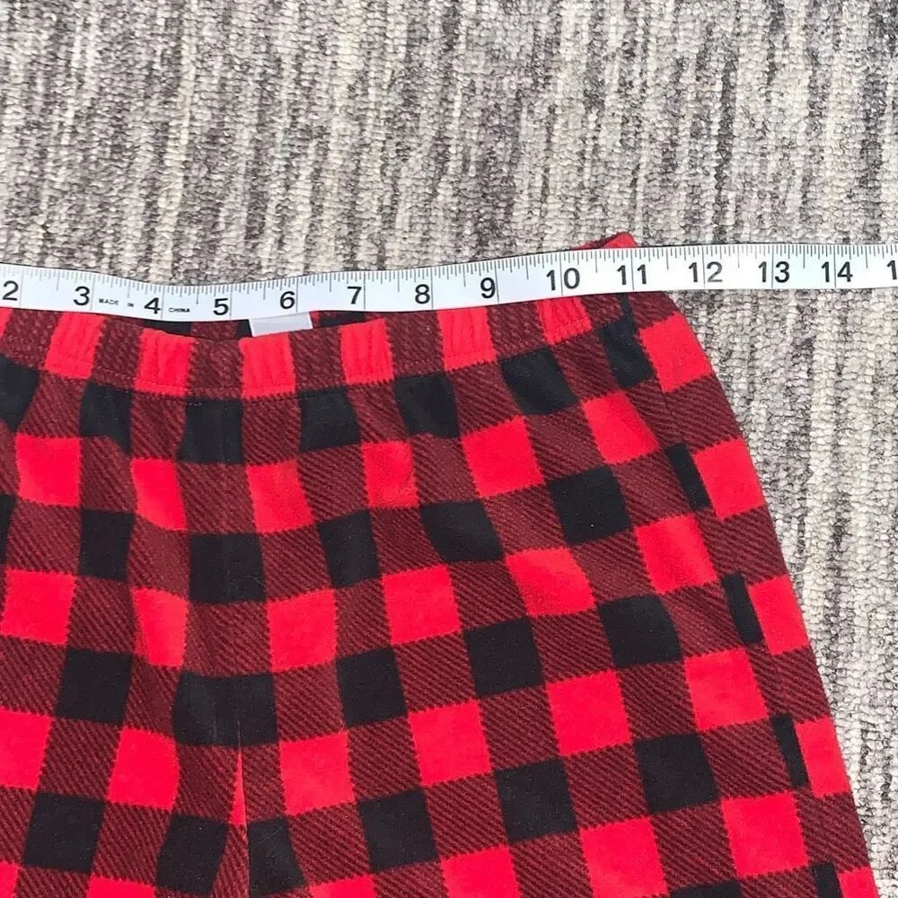 Just One You by Carters Boys Size 10 Lounge Pajama Set Pants Shirt Buffalo Plaid